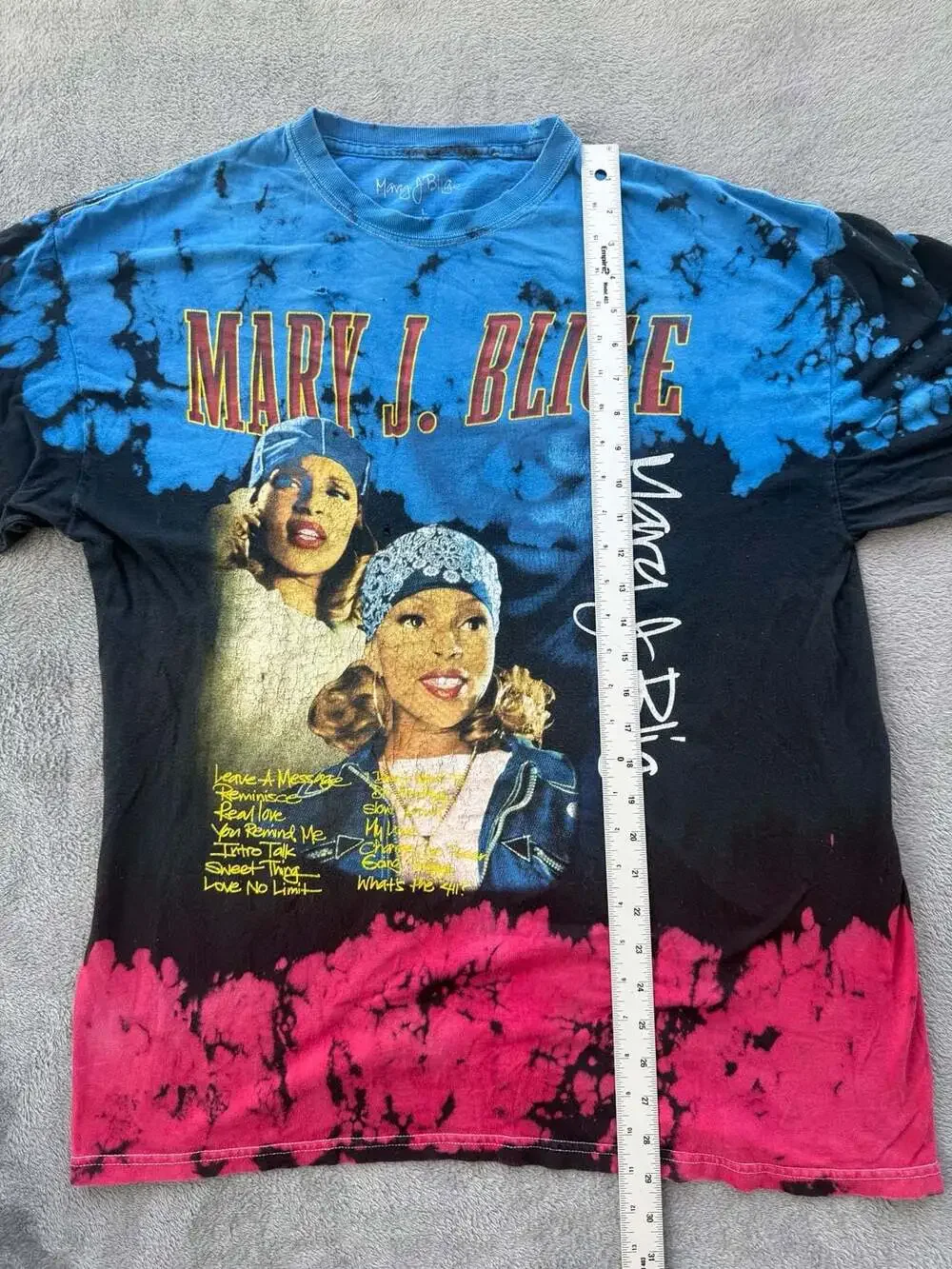 Mary J. Blige Tie-Dye Short Sleeve T-Shirt